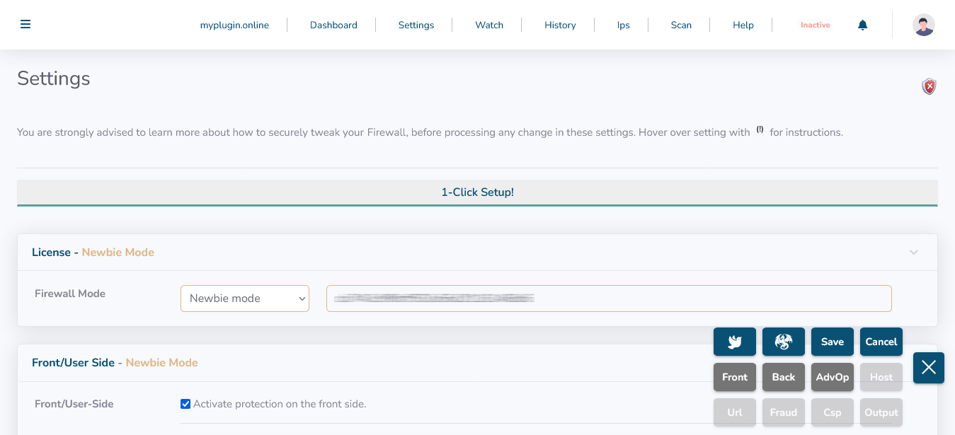 easy firewall setup and configuration